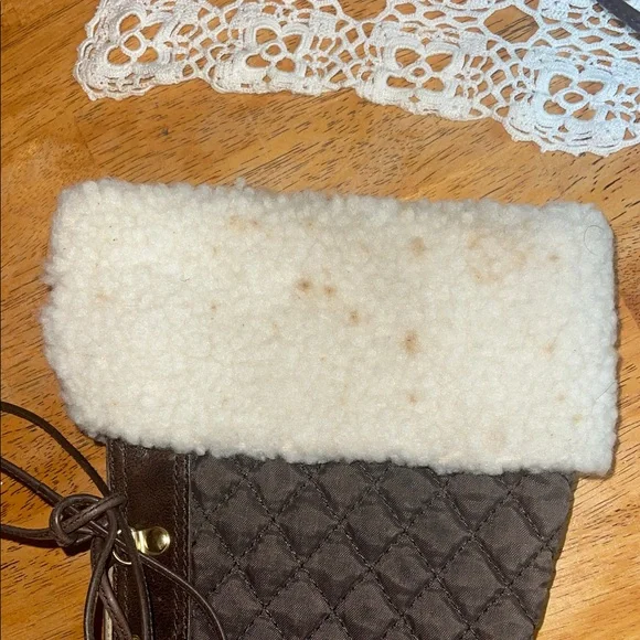 Michael Kors Leather & Quilted Heeled Boots with removable Cuff - Picture 7 of 14